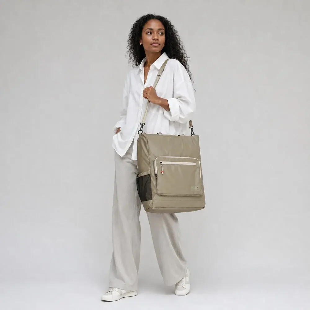 HEX Khaki/Tan Oversized Surf Suitcase Crossbody Bag/Backpack